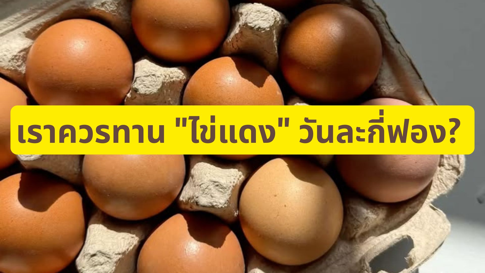 เราควรทาน 
