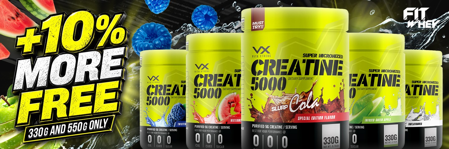 VX Creatine 10% more free