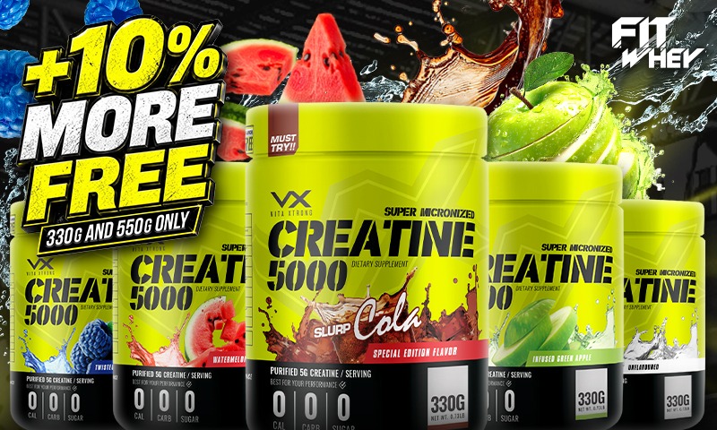 VX Creatine 10% more free